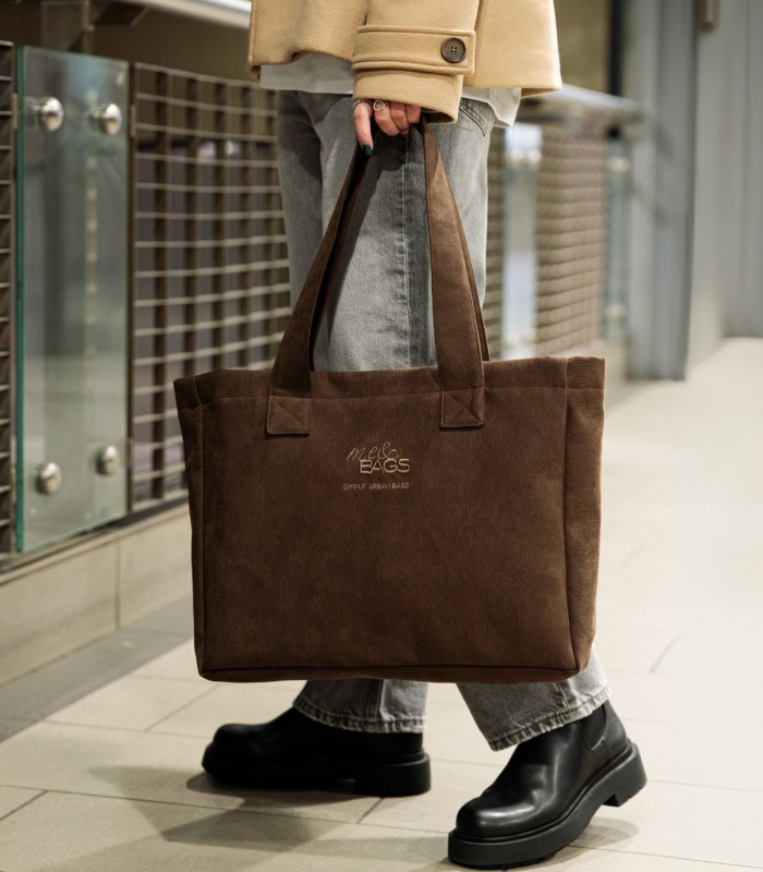 Torebka shopper Office bag brązowa