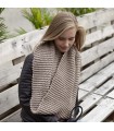 Woolen scarf basic light brown