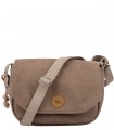 CROSSBODY ECO-SUEDE TAUPE