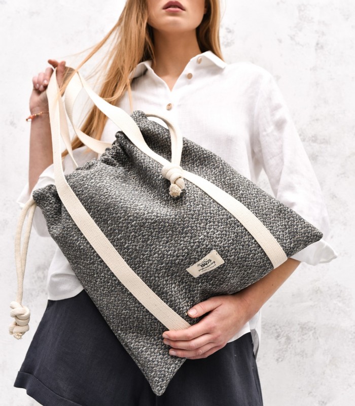 copy of LARGE BAGGY BAG ECO-SUEDE GRAY