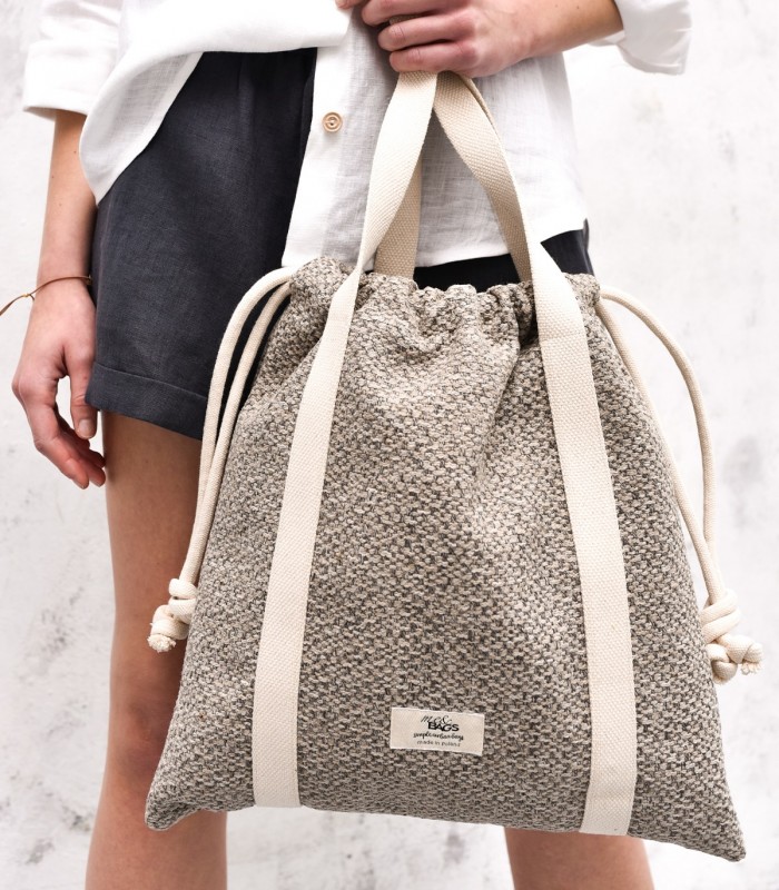copy of LARGE BAGGY BAG ECO-SUEDE GRAY