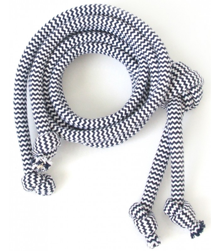 Cotton navy blue string ZIG-ZAG
