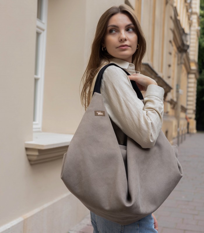 Torba shopper materiałowa na zakupy shopperka z kotem ST.RIGHT SB-10