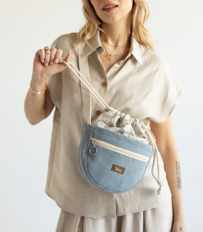 copy of MINI CROSSBODY BAGS ECO SUEDE GREY