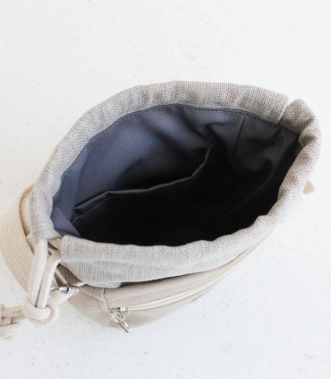 copy of Crossbody Bag, color black with jacquard fabric