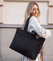 Torebka do pracy Office bag czarna z kieszenią na laptopa