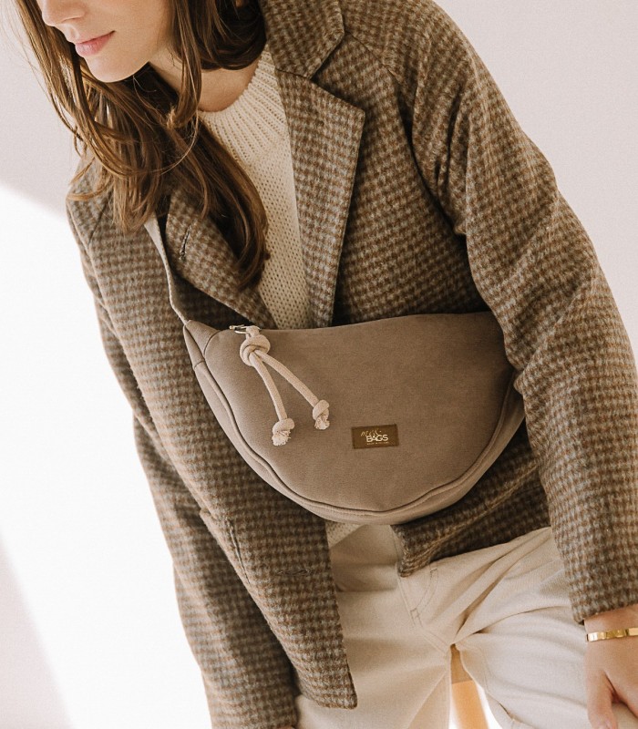 Torebka nerka crossbody taupe